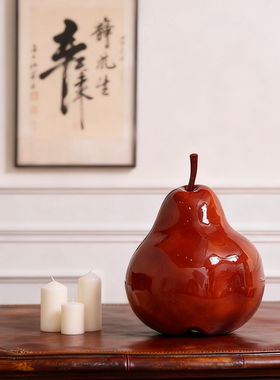 梵凡艺术四时吉梨侘寂风雕塑摆件