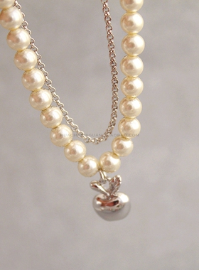 韩版珍珠金属饰品圣诞节礼物手链