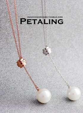 卡家同款优雅长毛衣链抖音珍珠