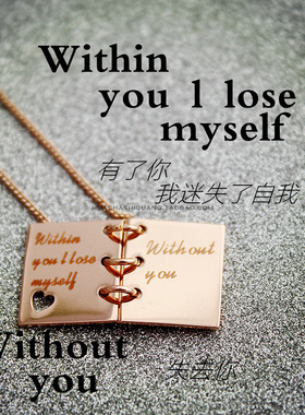 情书欧美18K金短款饰品项链