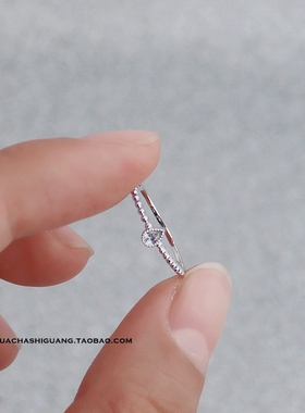 韩国版水滴形钻锆石超细精致饰品