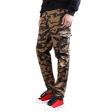 Камуфляжные рабочие демисезонные штаны, износостойкие повседневные брюки, свободный крой