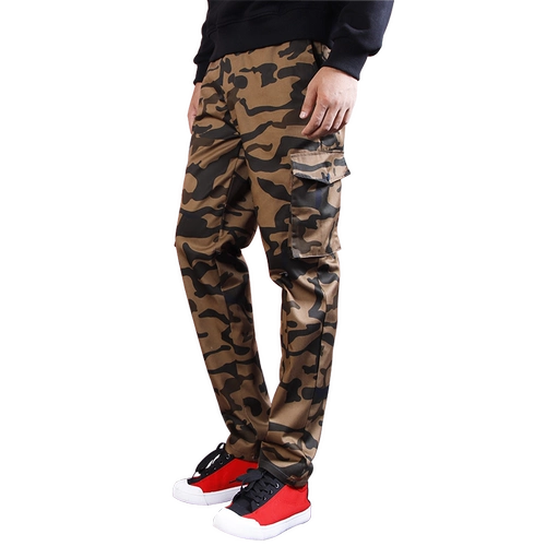 Камуфляжные демисезонные штаны, износостойкие повседневные брюки, свободный крой