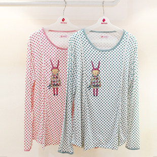 正品妈咪秘密竹纤维春夏孕妇哺乳睡衣套装夏秋月子服家居服779020 - 图2