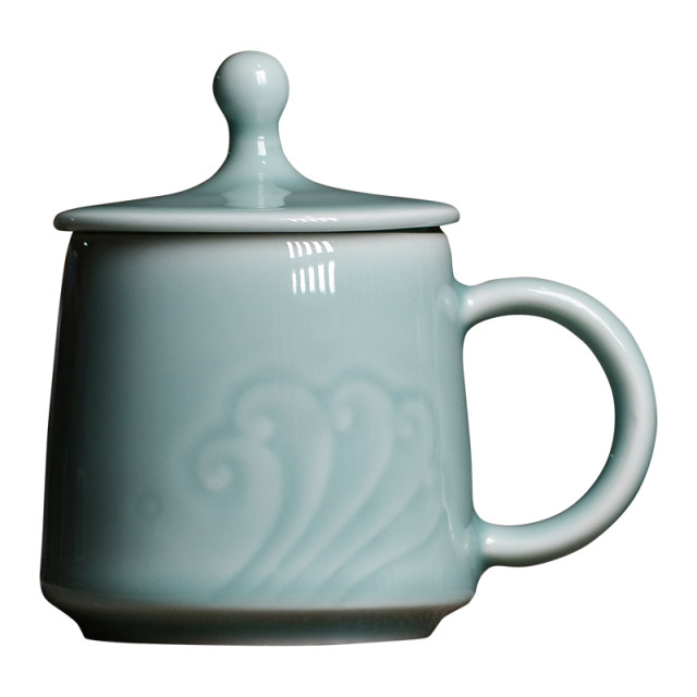 Landscape cup celadon cup ສາມາດປັບແຕ່ງໄດ້ແລະຂາຍໂດຍກົງຈາກໂຮງງານ