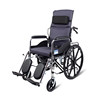 Lightweight wheelchair for the elderly with full reclining and seated functions