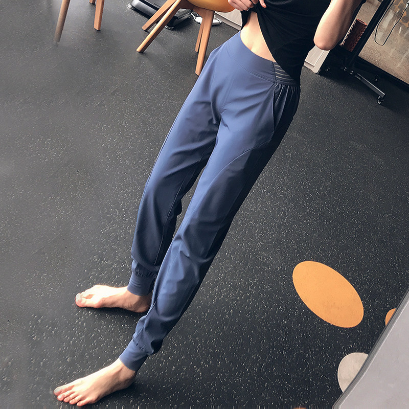 岚纹显瘦运动女高腰训练收口小脚裤 岚纹运动长裤