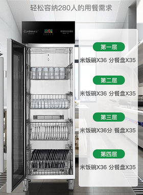 康宝消毒柜商用立式双二星级