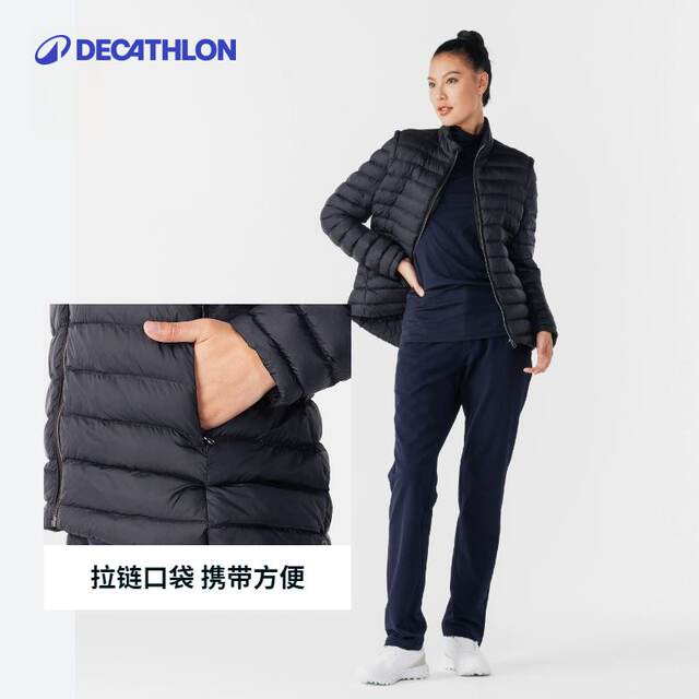 ເສື້ອກັນນ້ຳອຸ່ນຂອງແມ່ຍິງ Decathlon zipper