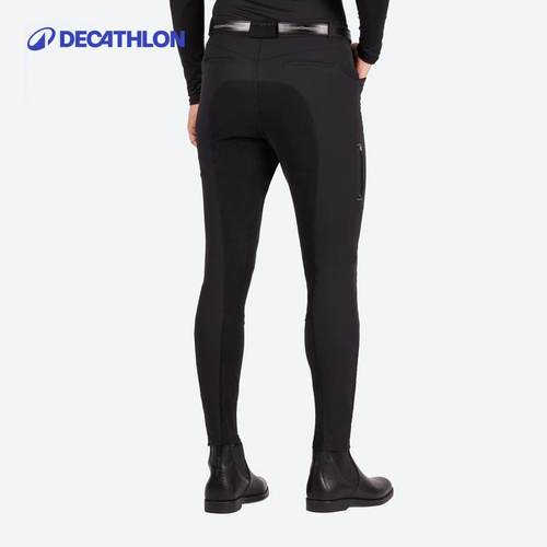 【清仓】迪卡侬马术裤男骑马裤子骑马装马术装备保暖加绒防水OVHR - 图3