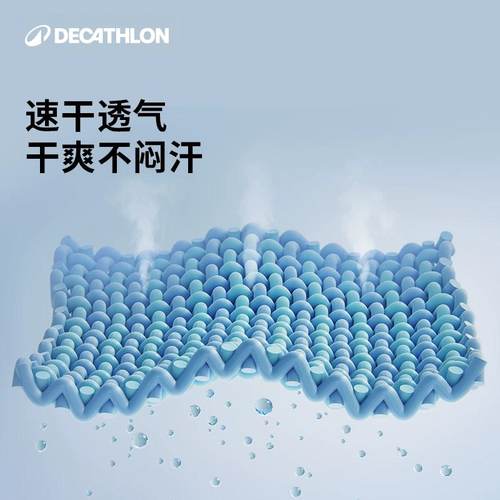 迪卡侬速干背心男夏季健身跑步篮球训练服无袖坎肩运动背心RFX4-图0