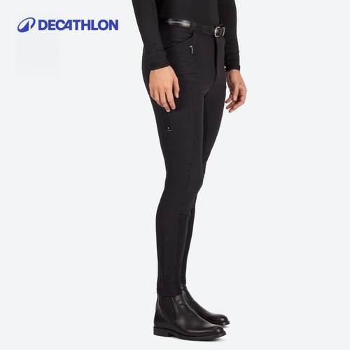 【清仓】迪卡侬马术裤男骑马裤子骑马装马术装备保暖加绒防水OVHR - 图2