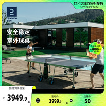 Dikannon Outdoor Ping Pong Table Fun Ping Pong Table Professional Training Billiard Table Outdoor Competition Table IVH2