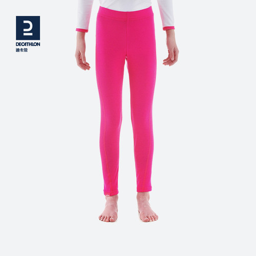 迪卡侬儿童保暖内衣冬季加厚紧身上衣秋衣秋裤套装男女童 KIDK - 图3