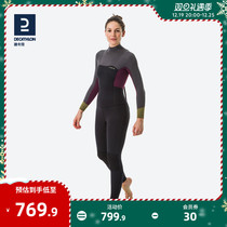 Di Cannon Surfing with adult male and female conjoined sunscreen long sleeve diving suit spa sail board kite surf IVL6