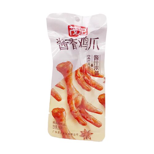 茂记酱香酱辣鸡爪32g*30包酱卤肉制品鸡脚休闲食品馋嘴下酒小吃 - 图3