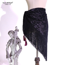 Belly Leather Dance Boutique Hot Pin Tribal Waist Chain Gold Velvet Sculpted Floral Triangle Flow Sual Towel Brand Design CCB12