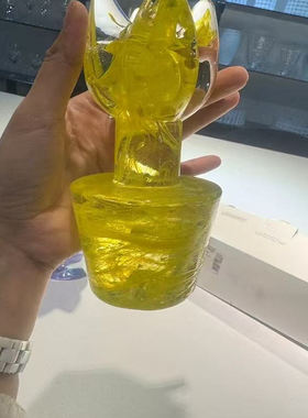 正品KOSTA BODA花卉摆件水晶玻璃北欧风家居饰品手工制作花朵