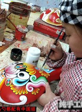 京剧脸谱中国风纯手工幼儿园挂件
