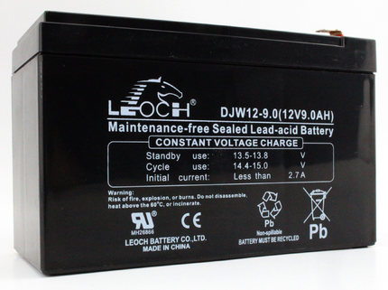 LEOCH理士蓄电池 DJW12-9.0 12V9AH 电力控制柜 UPS电源主机电瓶 - 图0