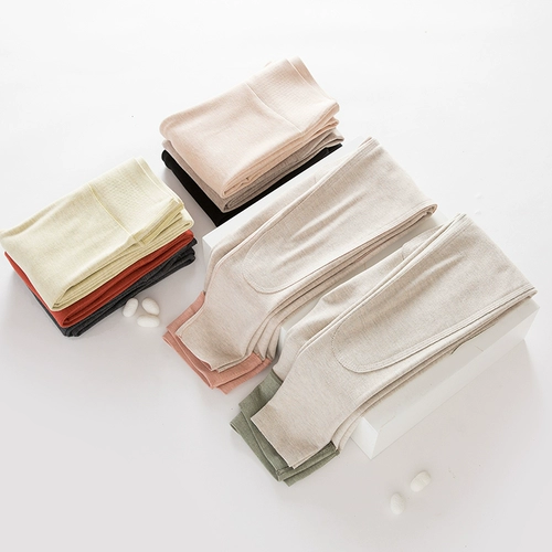 Бархатные удерживающие тепло шерстяные утепленные штаны, зимнее базовое термобелье