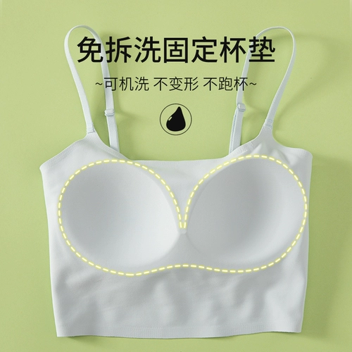 Летний топ с чашечками, тонкое нижнее белье, вставки в бюстгальтер, бюстгальтер-топ, майка топ, базовый бюстгалтер, топ без лямок, красивая спина