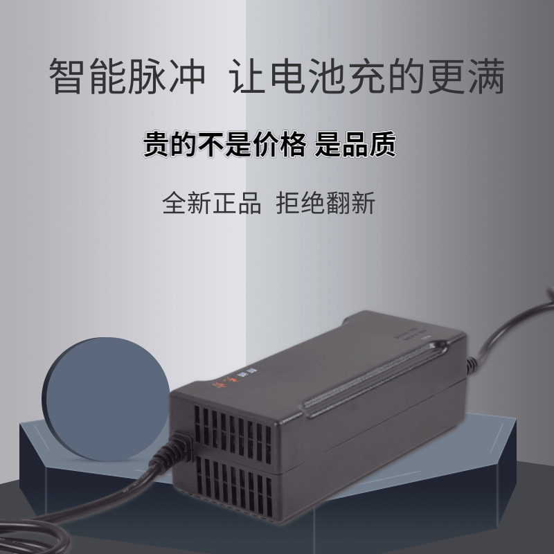 电动车电瓶车充电器48v12ah60v/72v20A三轮通用雅迪防水智能和诚 - 图1