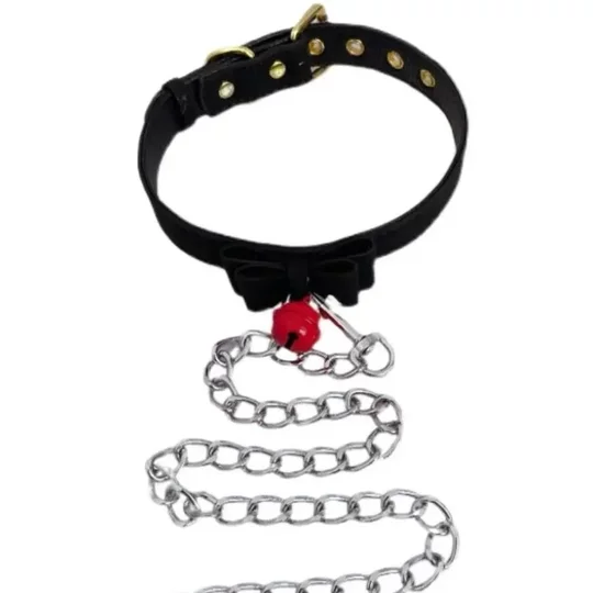 Pink bow bell necklace women pure lovely sexy necklace collar accessories chain choker necklace trendy