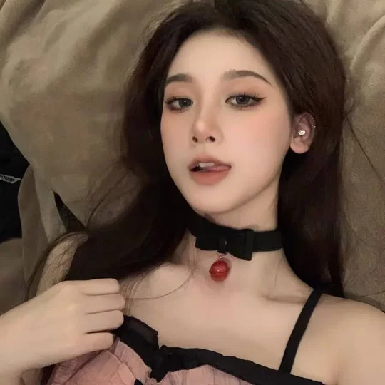 Pink bow bell necklace women pure lovely sexy necklace collar accessories chain choker necklace trendy