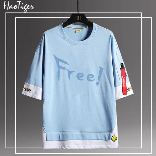 free男子游泳部七濑遥动漫周边同款cos服短袖T恤男女纯棉衣服上衣 - 图2