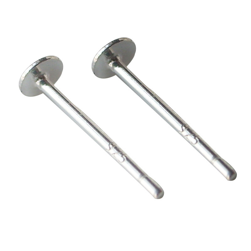 S925纯银耳钉针耳针 平头针珠盘针diy耳钉耳环耳饰手工配件,淘宝优惠券,粉丝福利购,淘宝优惠卷