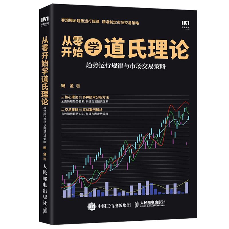 从零开始学道氏理论 趋势运行规律与市场交易策略+道氏理论 专业解读版 2册 股市趋势分析技术  投资理财指导用书 股票入门图书籍 - 图0