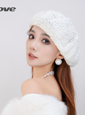 tlove女秋冬显脸小百搭贝雷帽