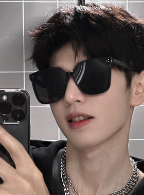 焦下2026新款复古墨镜男女通用防UV超轻TR镜框 高清偏光痞帅风格