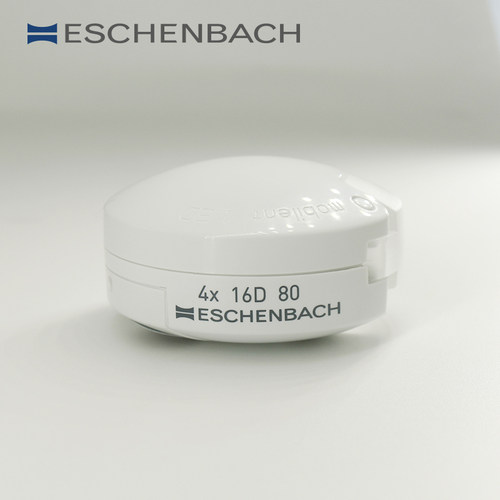 德国 ESCHENBACH宜视宝 4/7/10倍圆形折叠带LED灯 高清手持放大镜带便携老年学生放大镜阅读放大镜1520910 - 图1