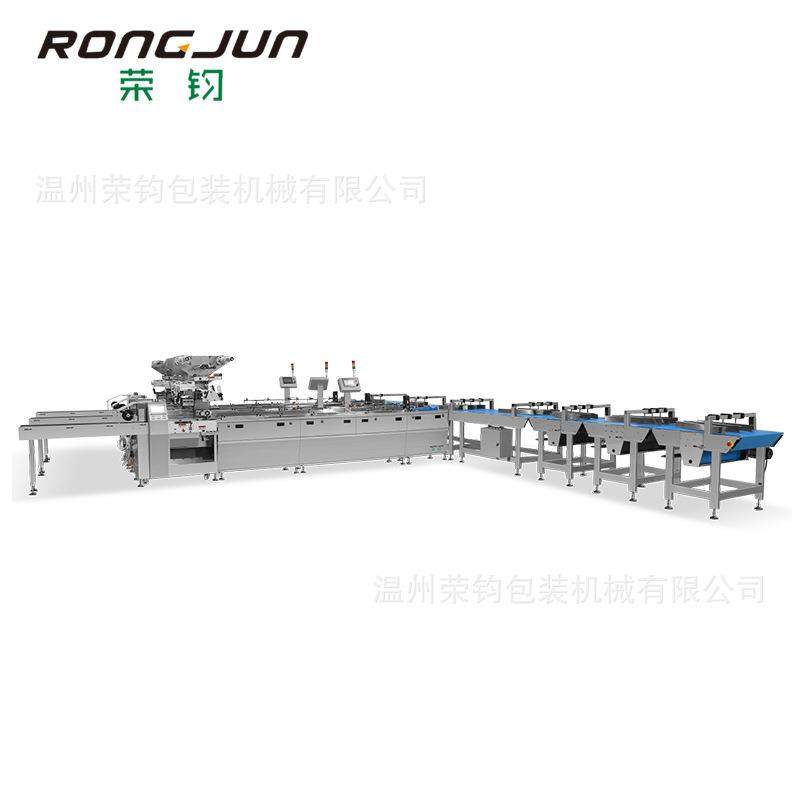 全自动食品花生糖包装机理料线蛋卷饼干花生糖输送包装线小包,淘宝优惠券,粉丝福利购,淘宝优惠卷