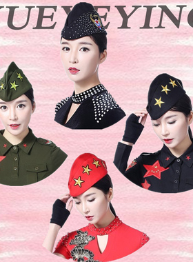 女显脸小红色黑色百搭防晒帽帽子