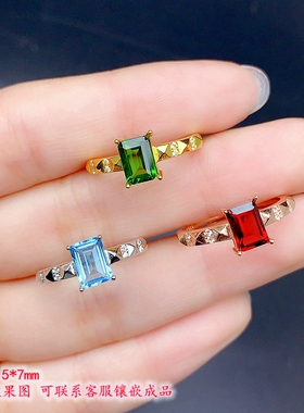 新款S925纯银戒指空托独特新颖