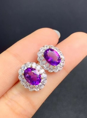 新款时尚豪华款电镀S925纯银耳钉