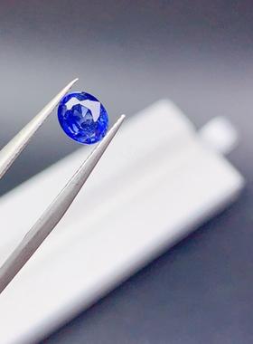 天然斯里兰卡蓝宝石银裸石戒面