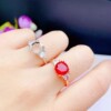Women's sterling silver ring empty support popular European and American style