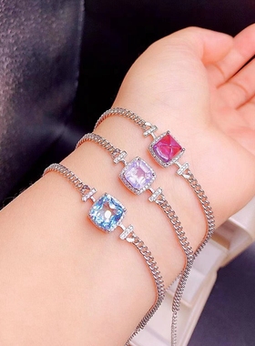 其他女纯银手链银空托