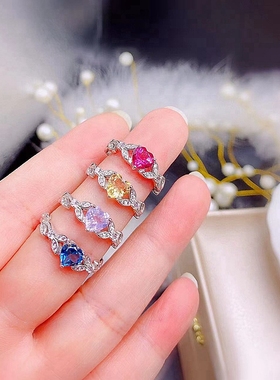 其他女纯银活口戒指银托