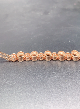 女纯银手链空托精工气质高级感