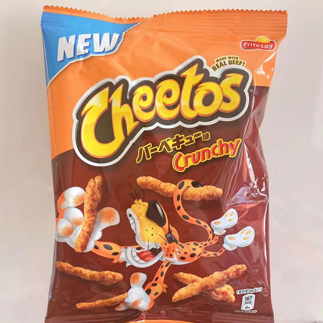 日本本土零食 CHEETOS/奇多 BBQ烤肉味香辣奶酪味膨化食品 - 图0