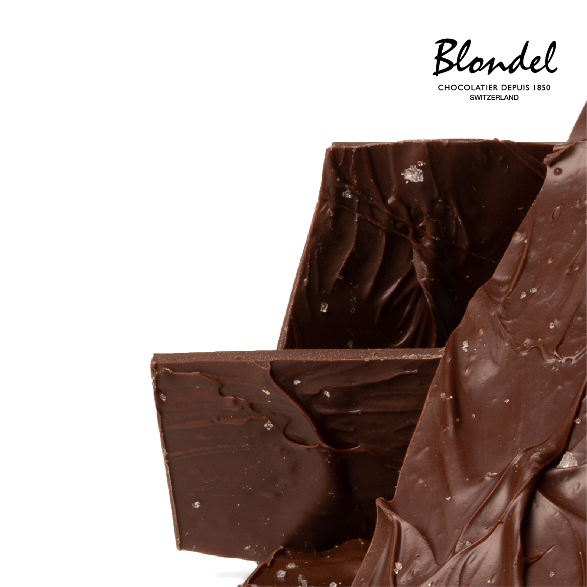 Blondel布隆德盐之花巧克力锤瑞士进口纯可可脂高端休闲零食糖果-图1