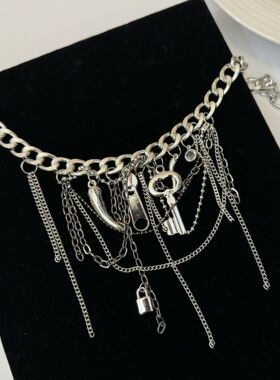 重工项链锁骨链甜酷风晴智