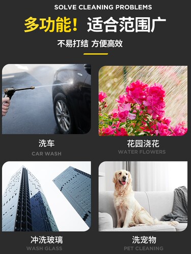 洗车机高压出水管快速接头对接器卡扣式水枪防爆钢丝管清洗机配件 - 图3