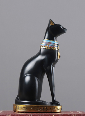 欧式创意树脂埃及猫猫神贝斯特