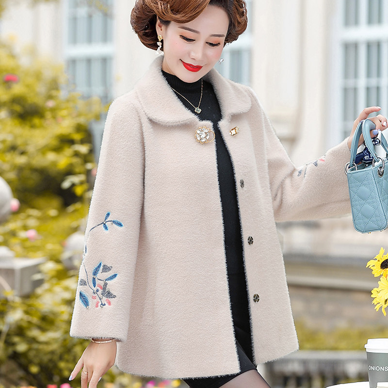 婚礼妈妈装礼服秋冬装高贵喜开衫 法尚妃中老年女装